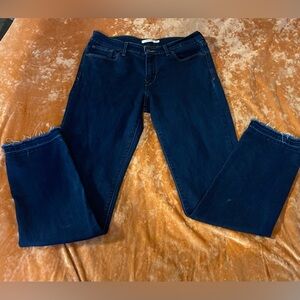 🍄Levi’s Red tag mode rise skinny 31X 30 jeans dark blue